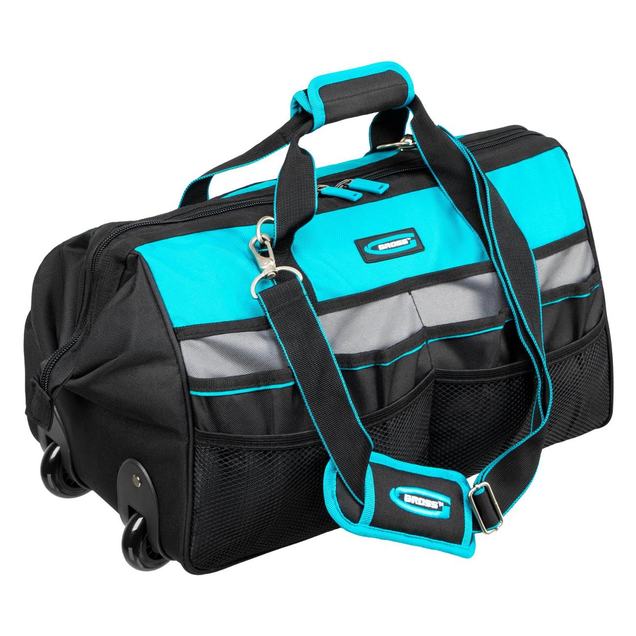 Сумка для инструмента Gross 500х280х290 мм, выдвижная рукоятка колеса наплечный ремень (90276)