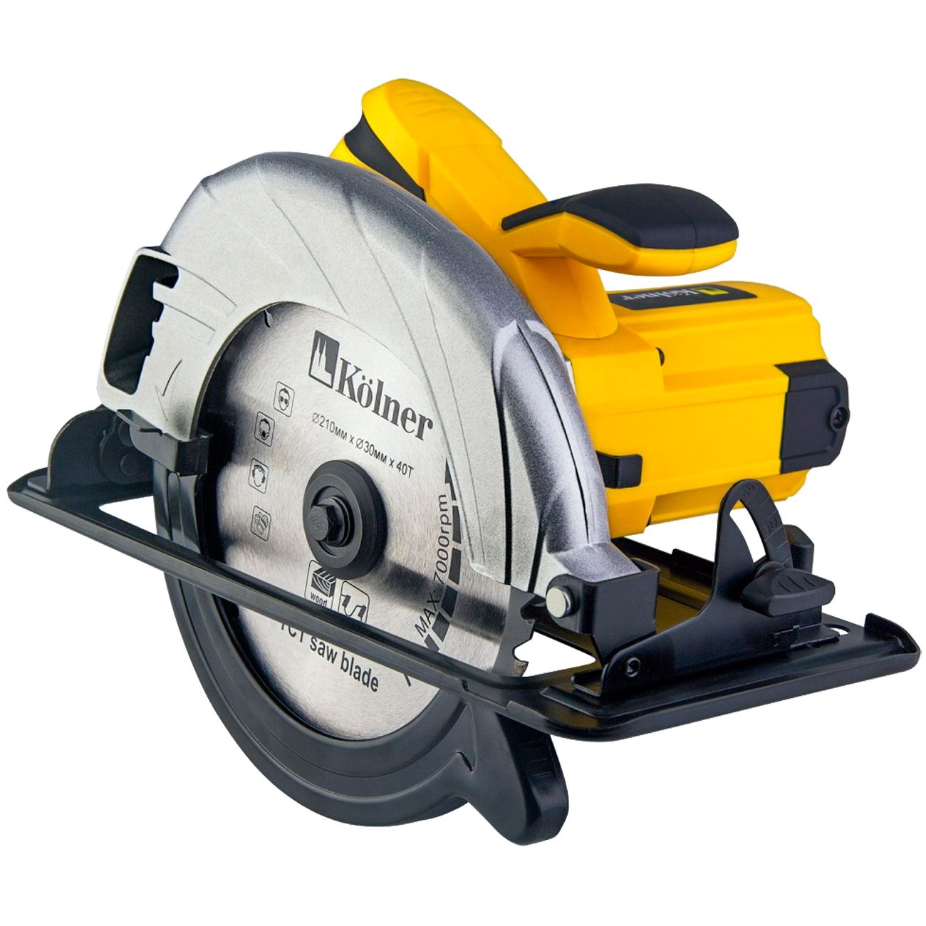 Электропила циркулярная Kolner KCS 210/2000
