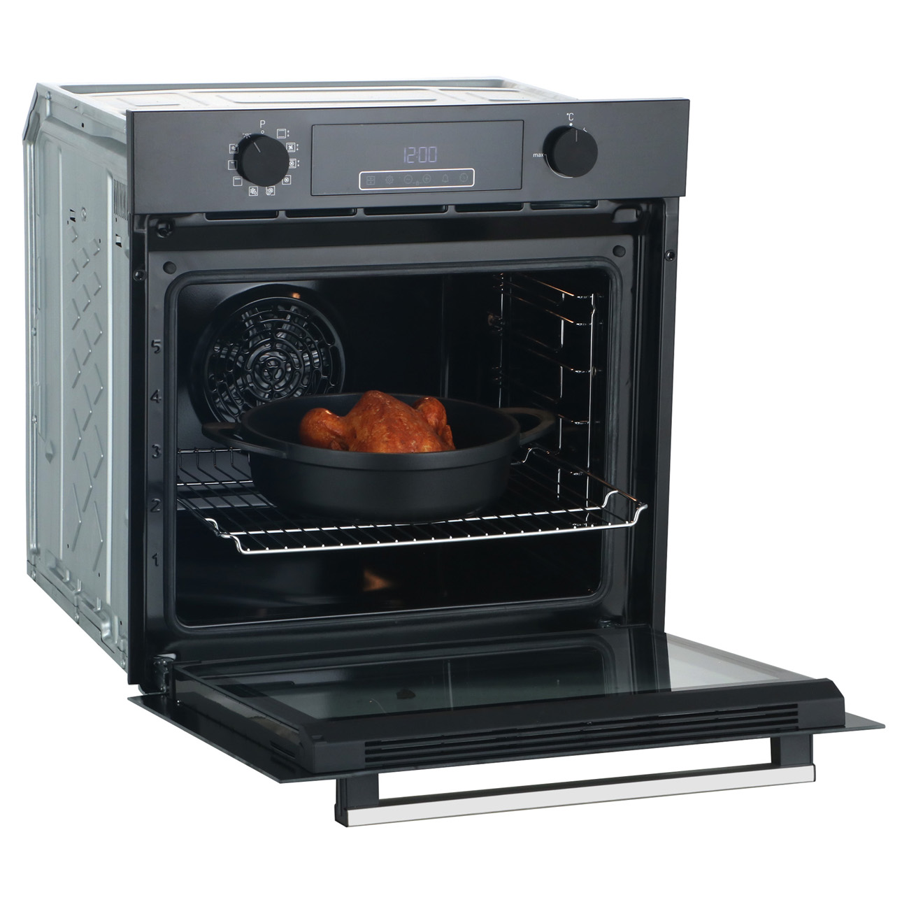 Электрический духовой шкаф Hotpoint FE8 824 H BL черный