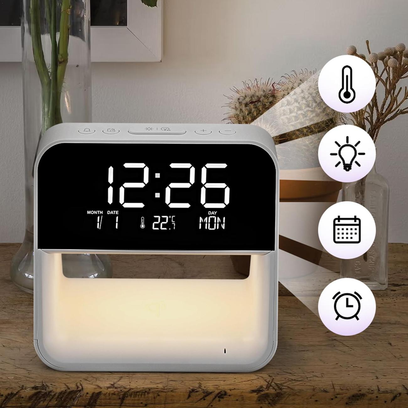 Часы настольные электронные Kitfort КТ-3352