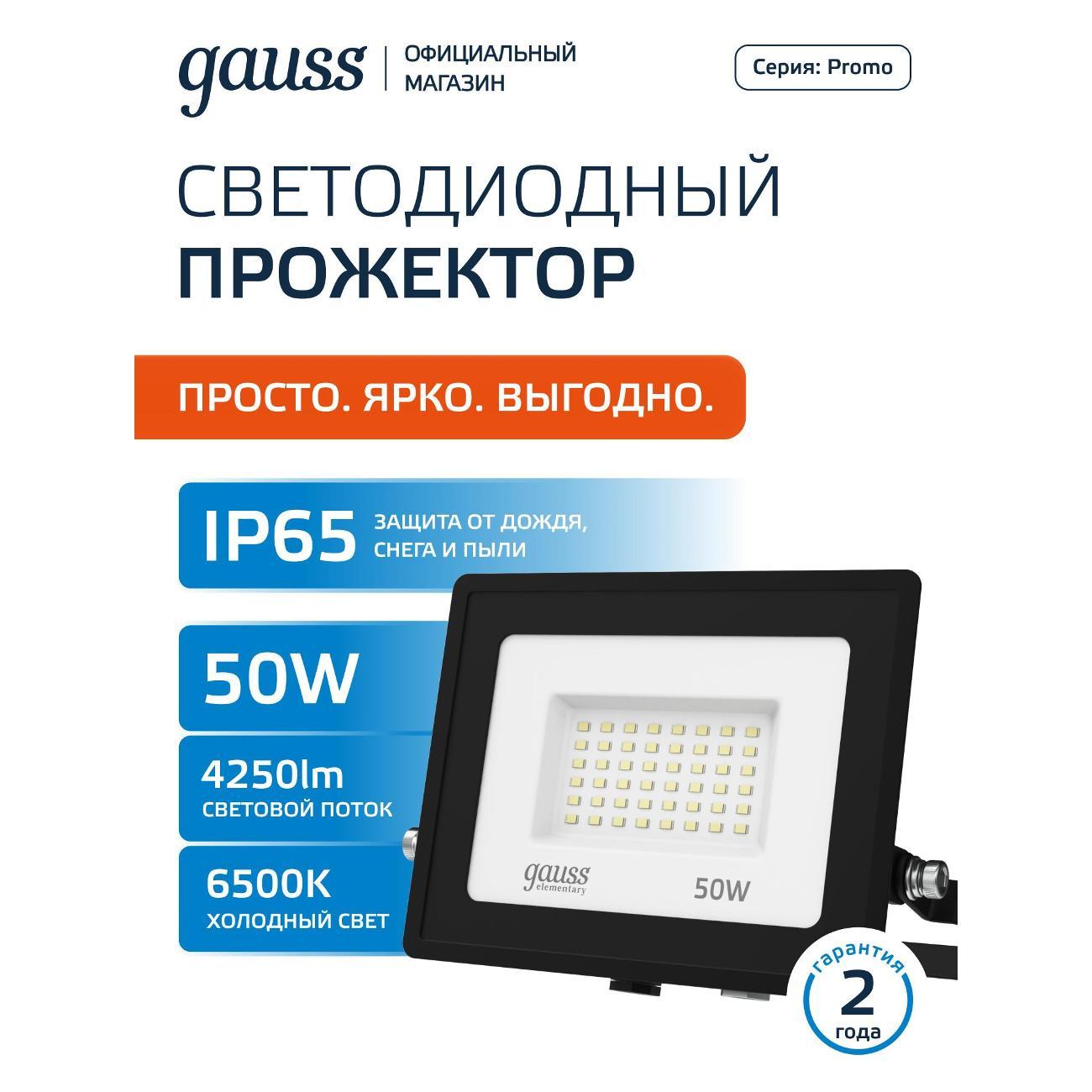 Прожектор Gauss 613100350P фото