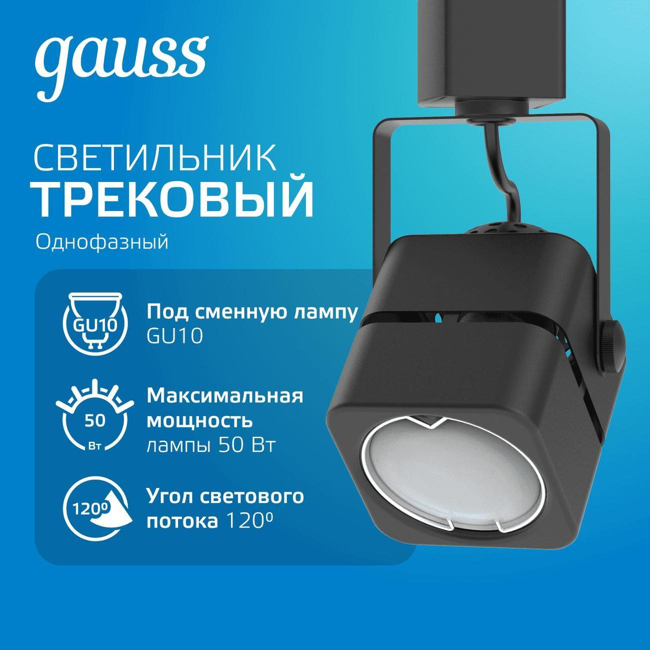 Трековый светильник Gauss TR009 фото