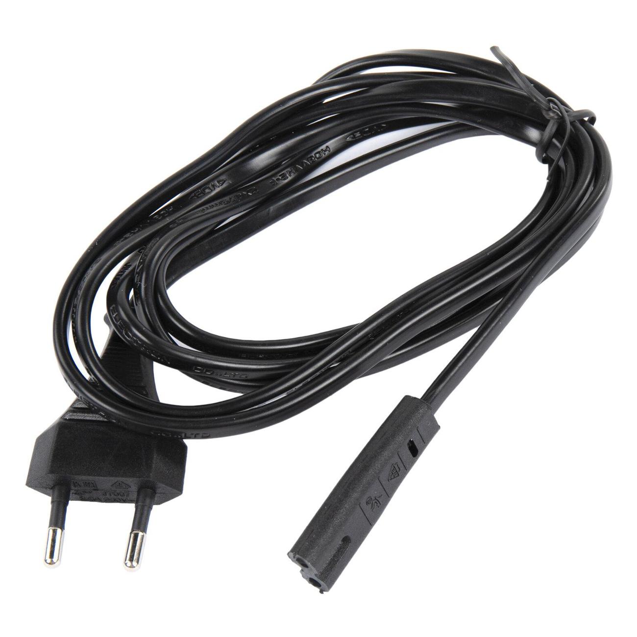 Кабель питания универсальный для аудио и видеотехники Sonnen C7 (2 pin), 1,8 м, черный