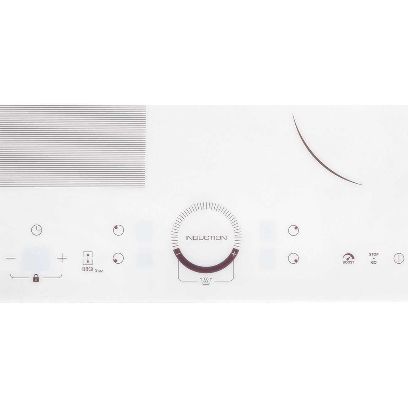 Встраиваемая индукционная панель независимая Hiberg i-MS 6049 W