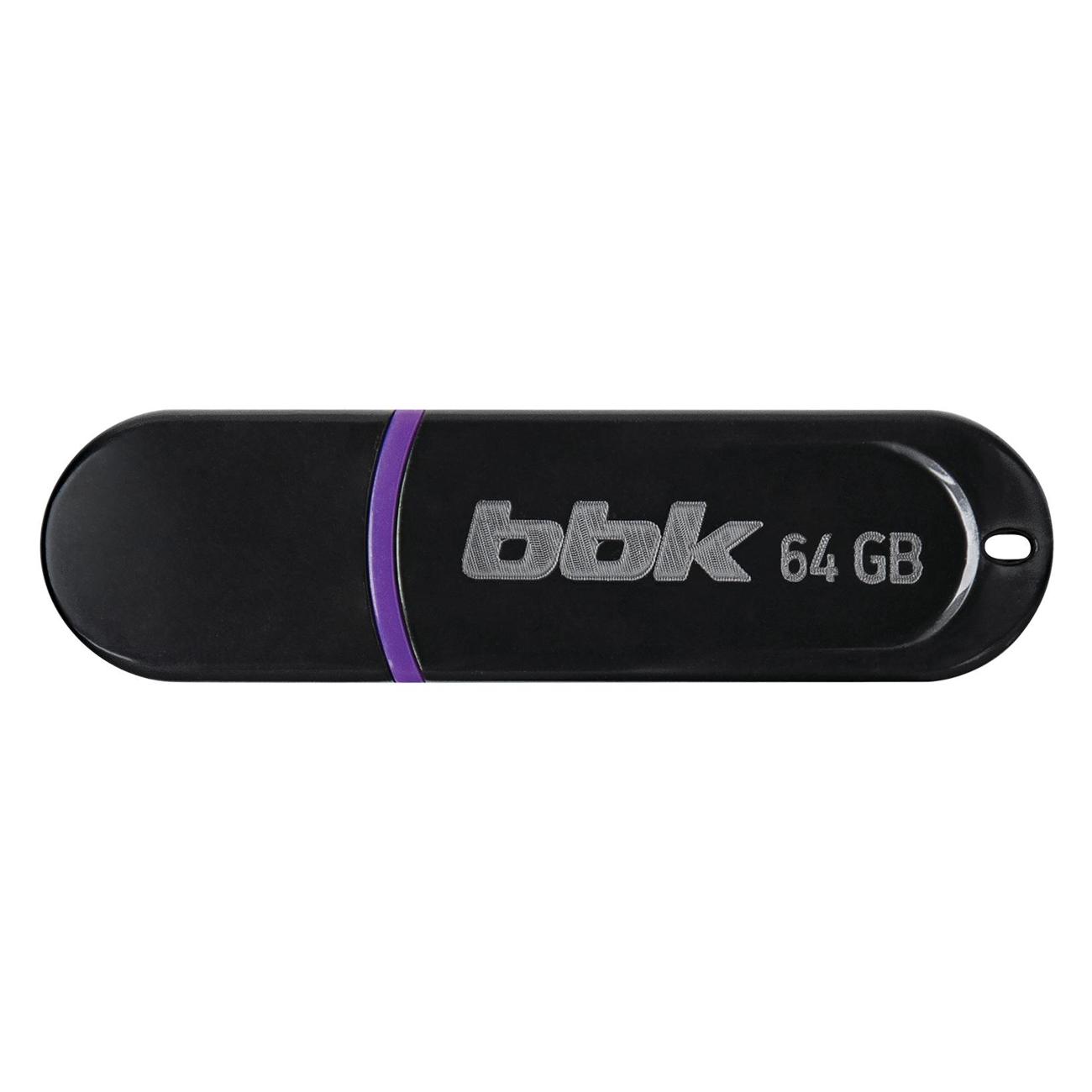 Флэш диск USB BBK 64GB 064G-JET черный