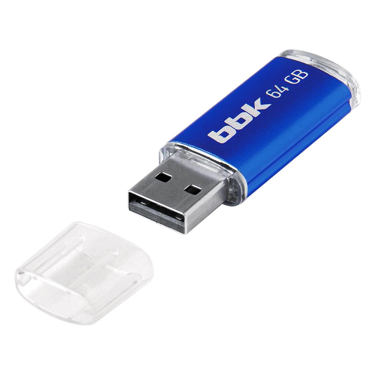 Флэш диск USB BBK 64GB 064G-RCT синий