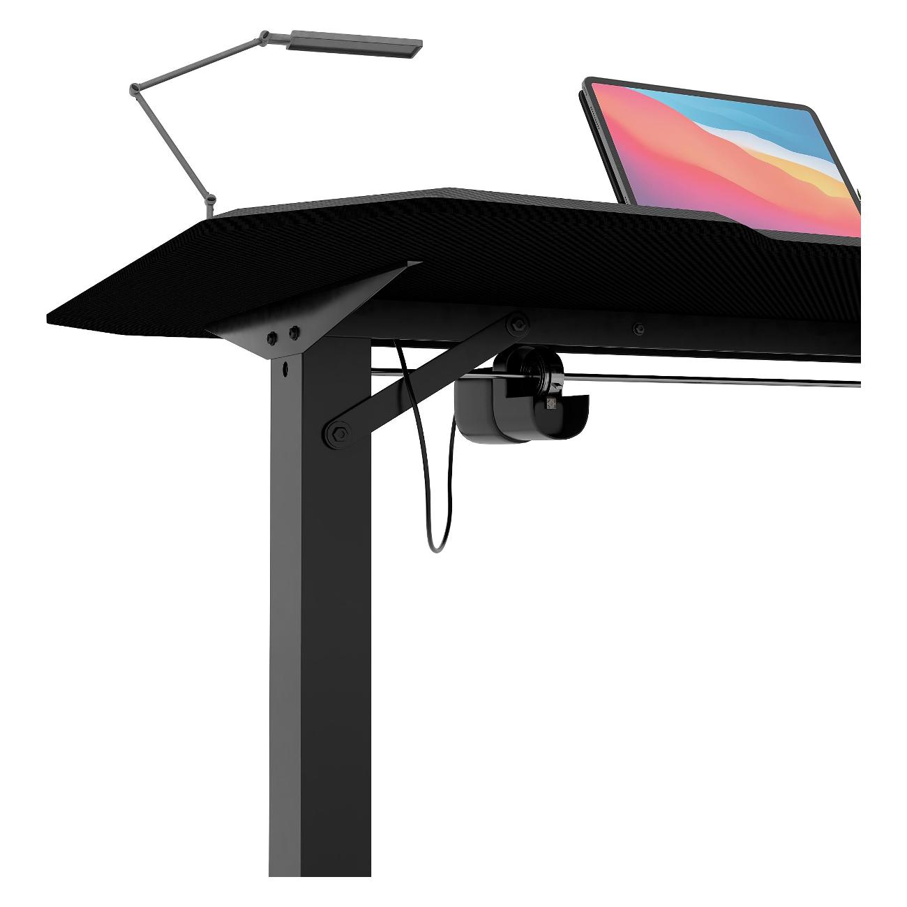 Стол компьютерный VMMGAME WIZARD BLACK карбон