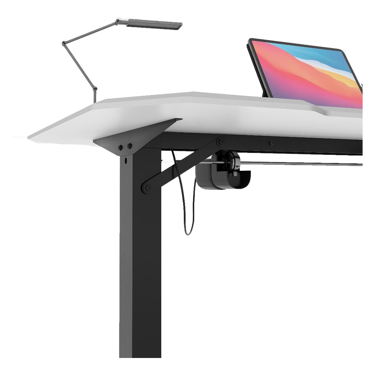 Стол компьютерный VMMGAME WIZARD GREY металлик