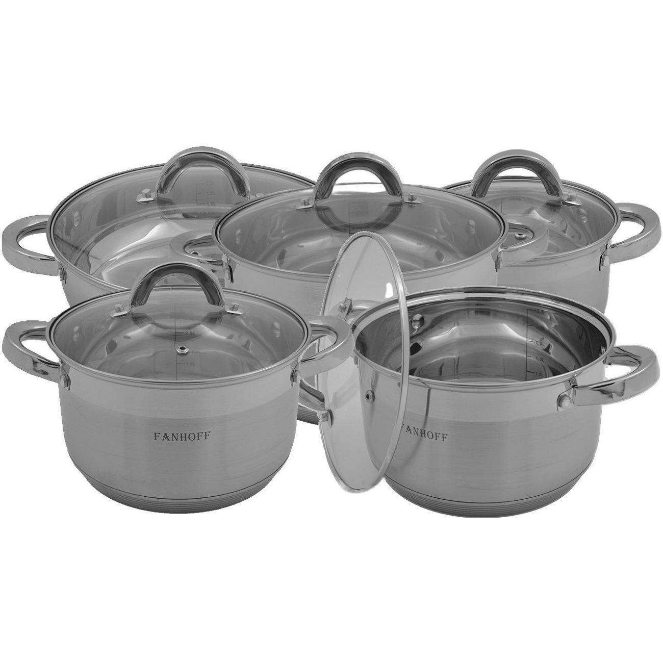 Набор кастрюль Fanhoff FH-52545 12 предметов