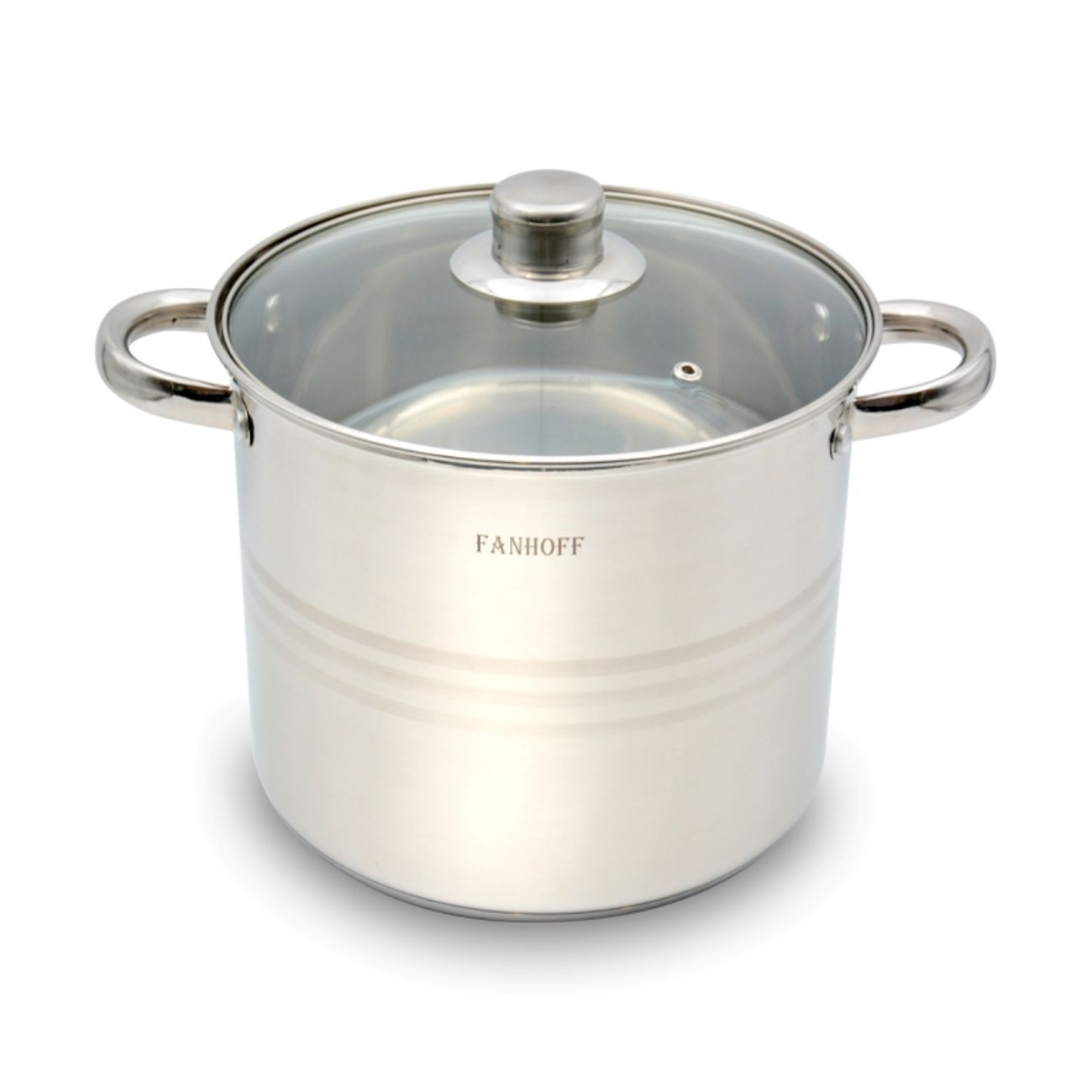 Набор кастрюль Fanhoff FH-68439 (6пр.) 6,7л/8,5л/10,5л