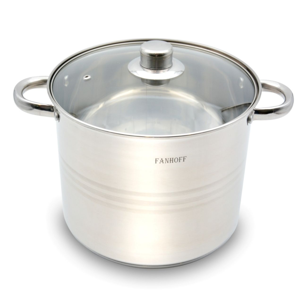 Набор кастрюль Fanhoff FH-68439 (6пр.) 6,7л/8,5л/10,5л