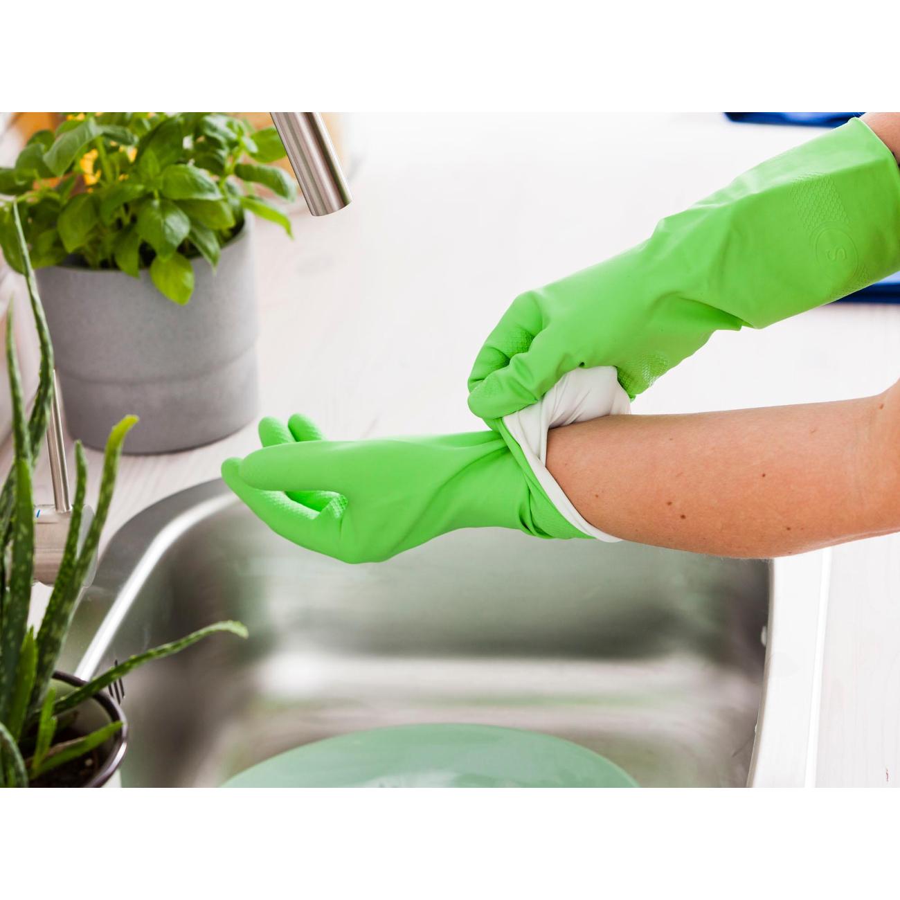 Перчатки York 092160 S зеленые