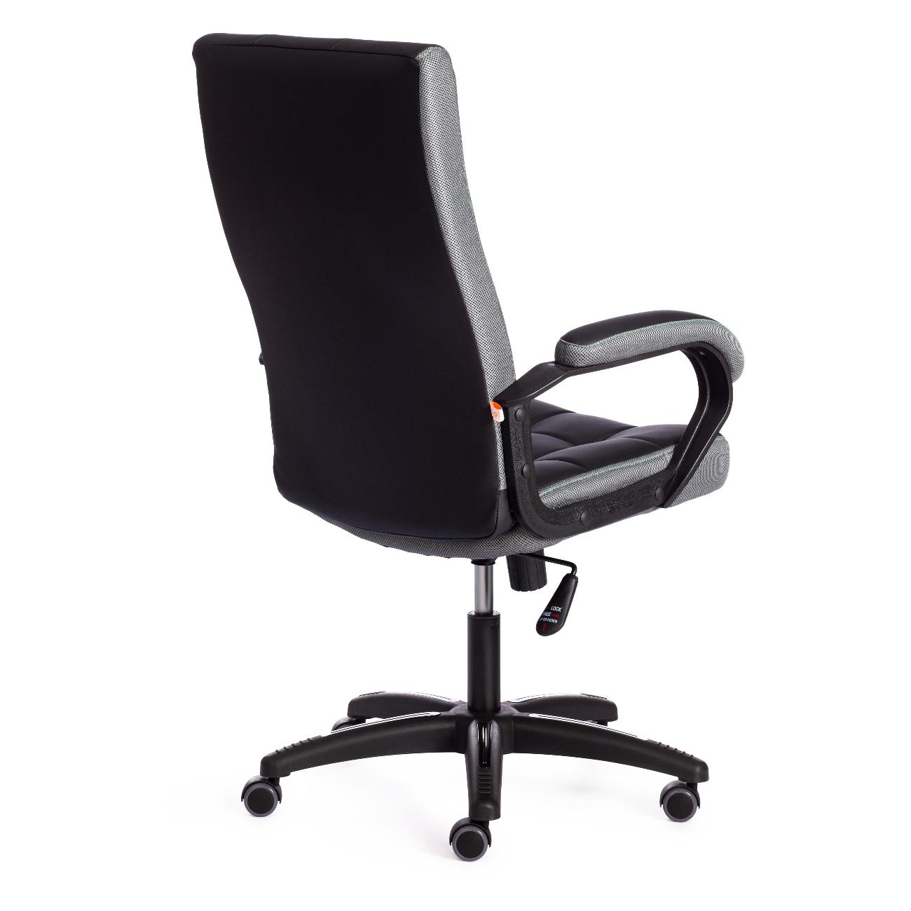 Кресло компьютерное Tetchair TRENDY (22) кож/зам/ткань Black/Grey