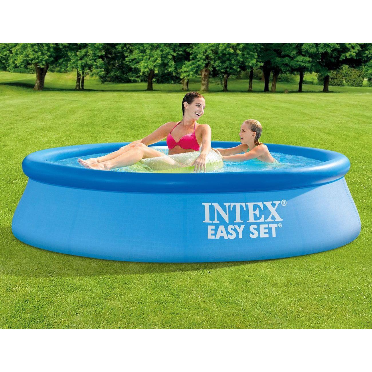 Бассейн надувной Intex 28108 синий