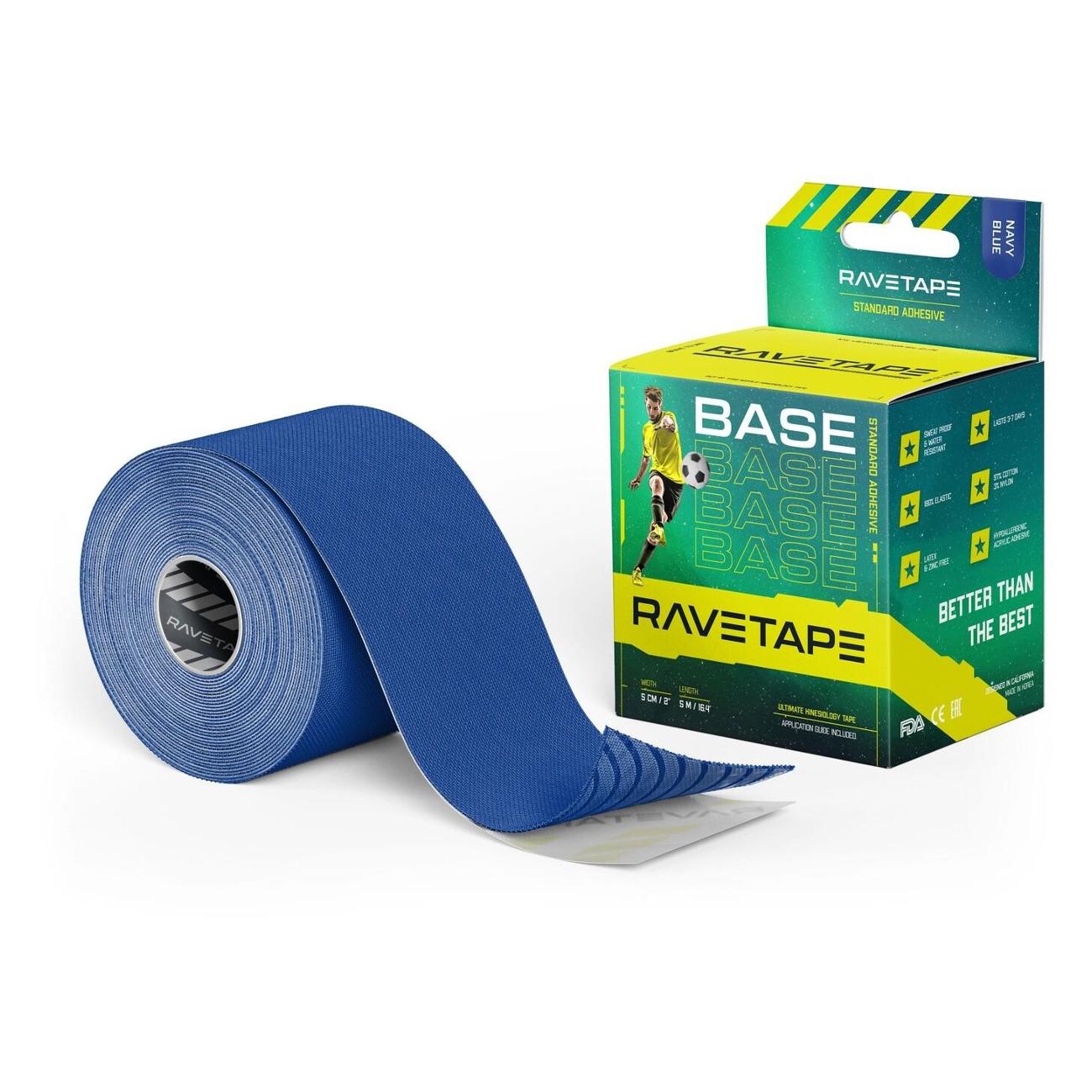 Кинезиотейп RaveTape RVTB-NBL-55