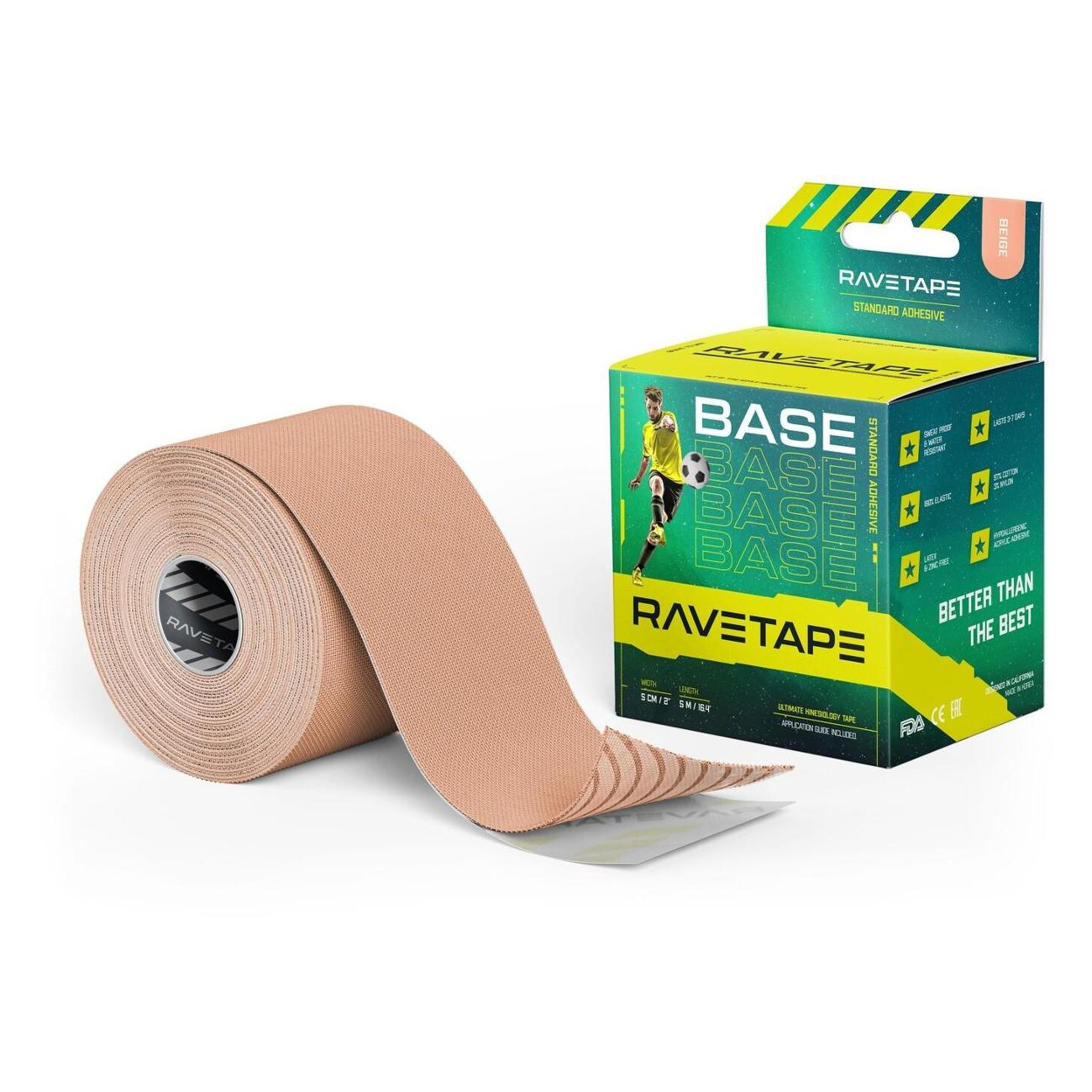 Кинезиотейп RaveTape RVTB-BGE-55