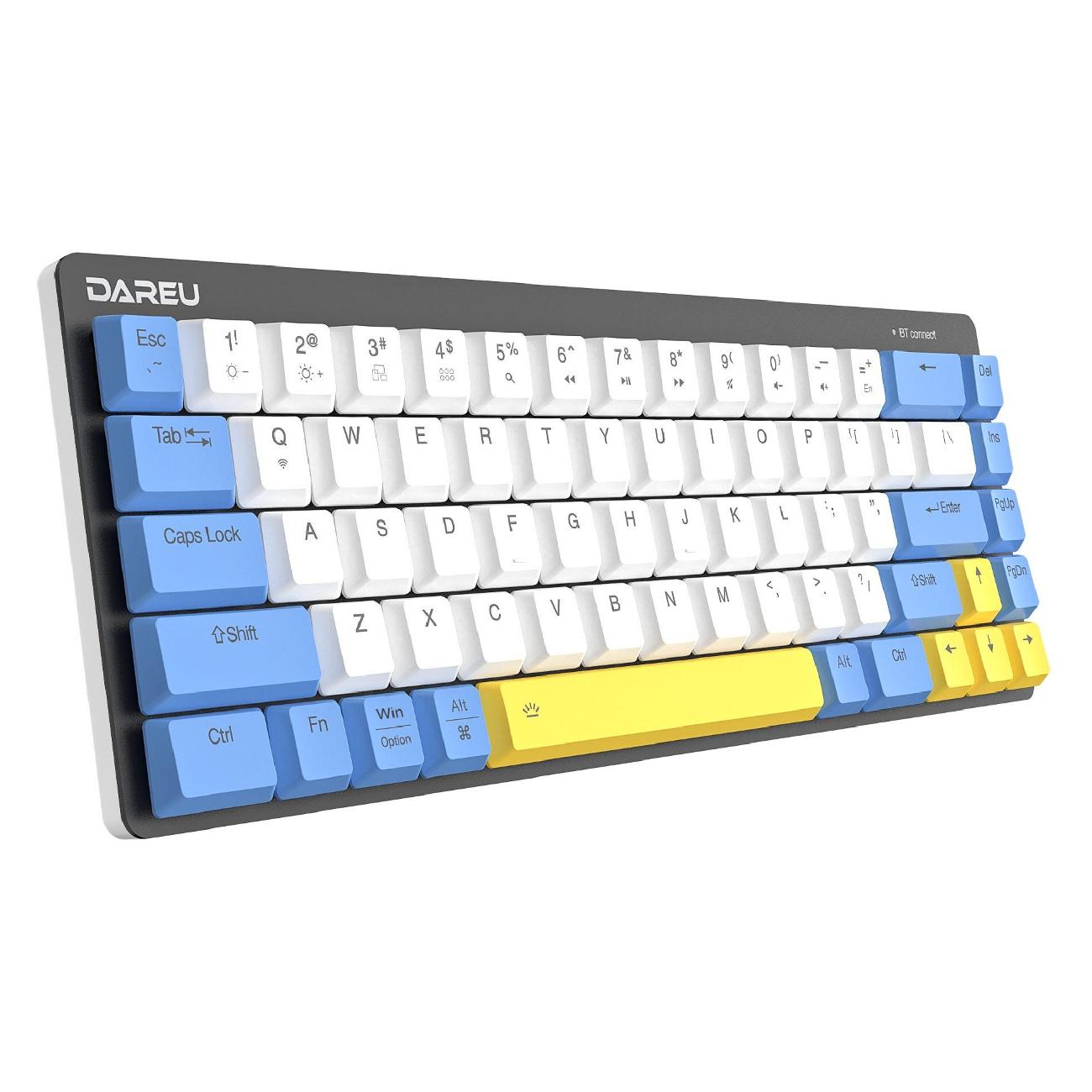 Игровая клавиатура Dareu EK868 White-Blue-Yellow Brown Sw (русская раскладка)