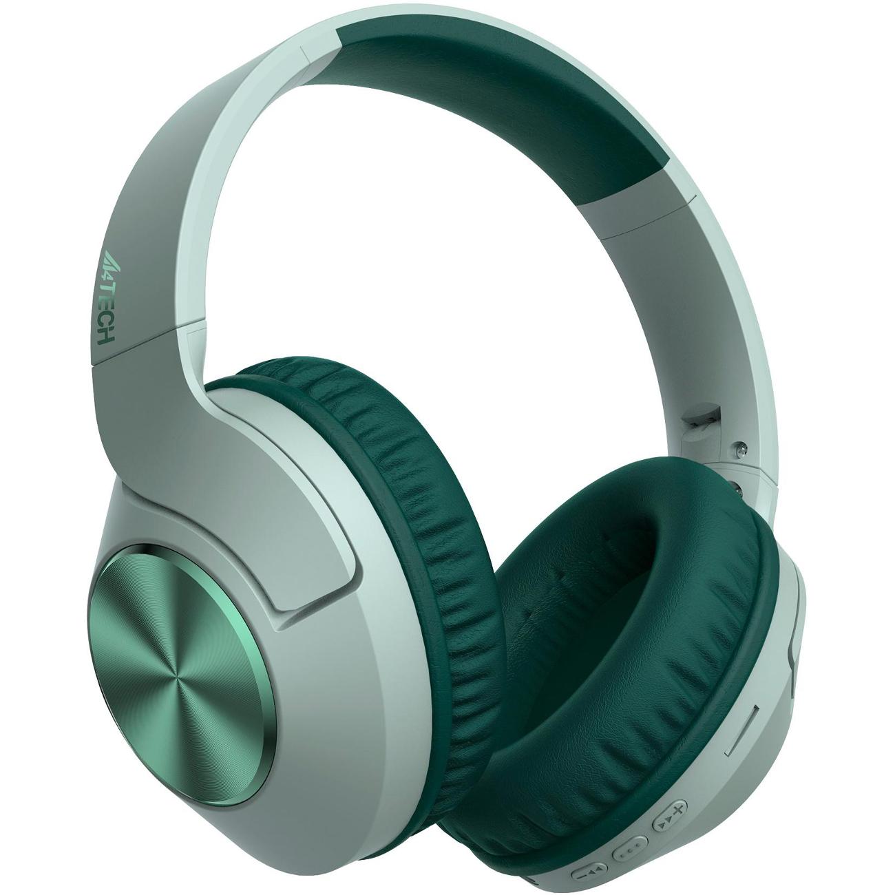 Наушники полноразмерные Bluetooth A4Tech BH300 зеленый