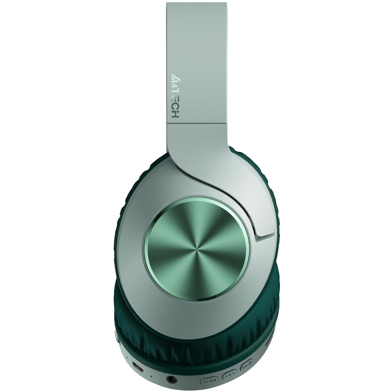 Наушники полноразмерные Bluetooth A4Tech BH300 зеленый
