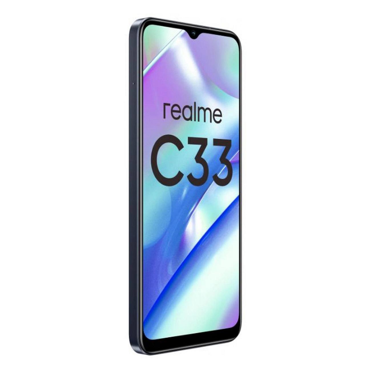 Смартфон realme С33 4/64 ГБ черный
