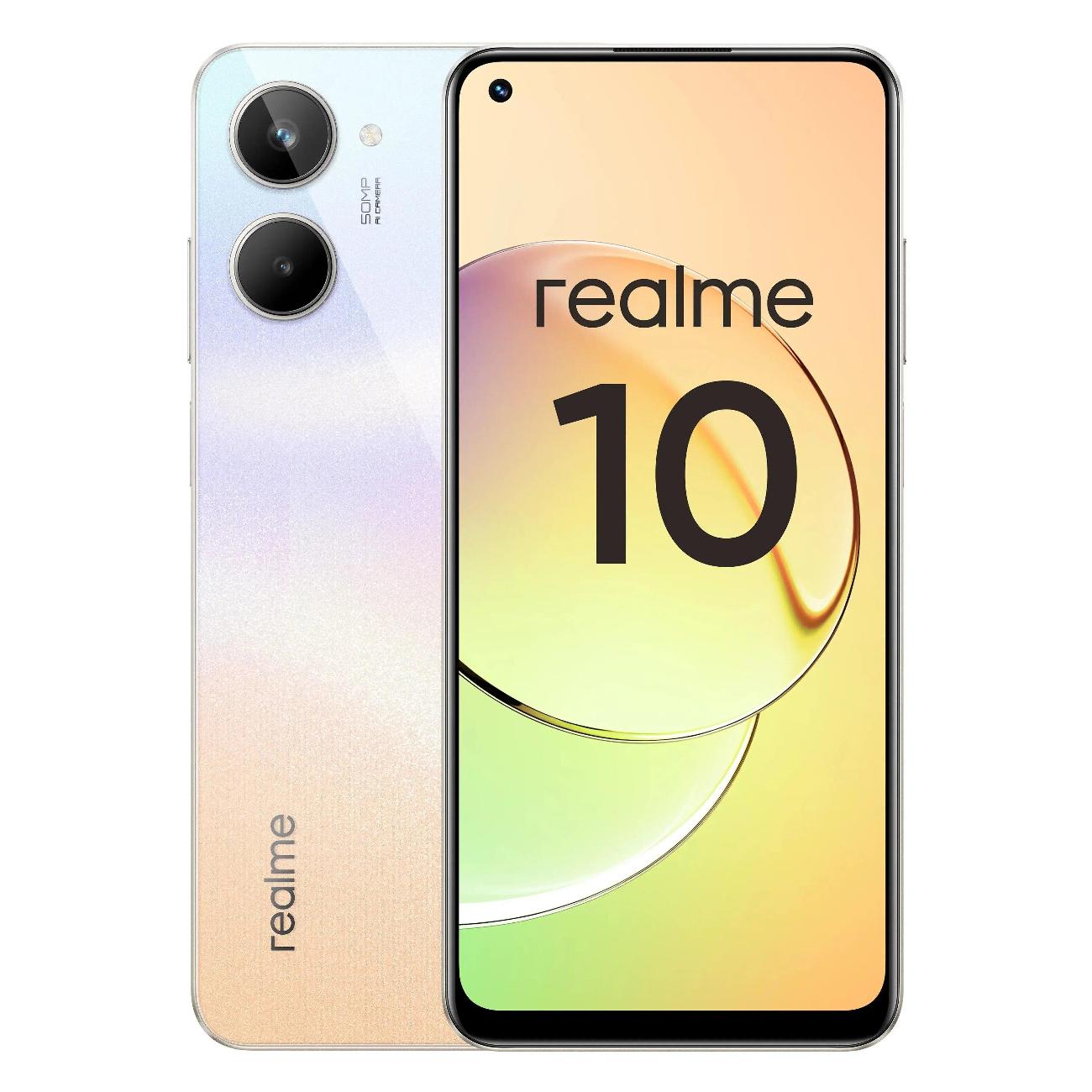 Смартфон realme 10 4/128 ГБ белый