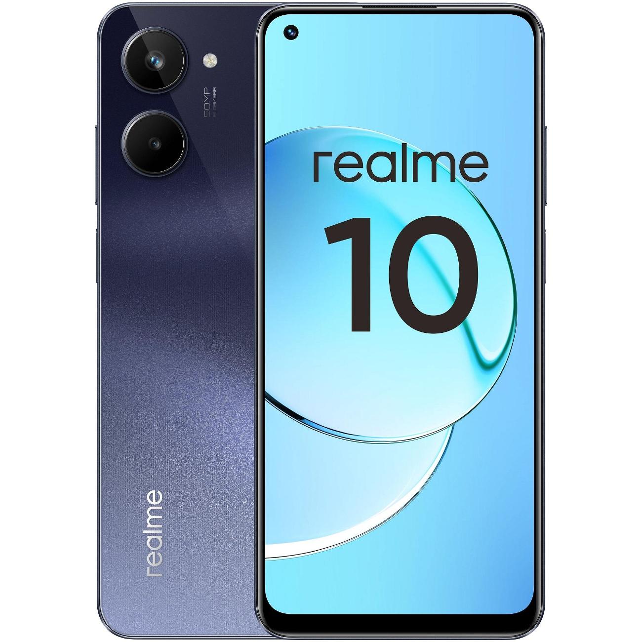 Смартфон realme 10 4/128 ГБ черный