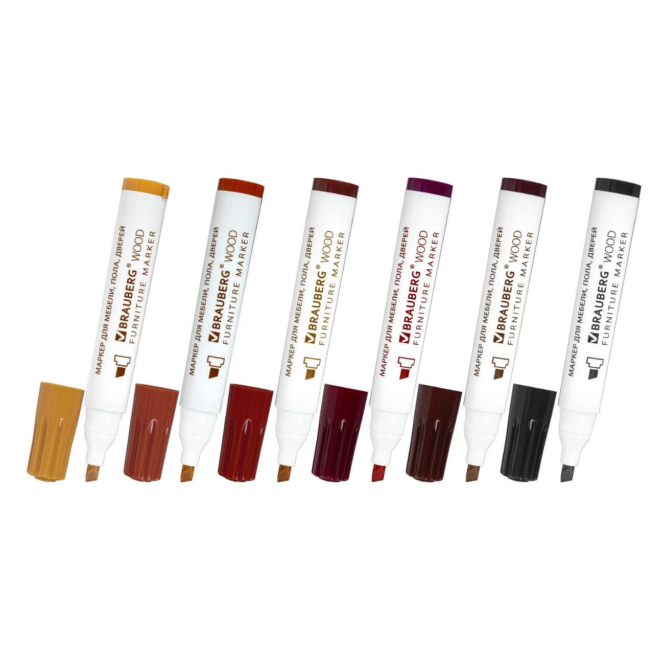 Маркер строительный Brauberg WOOD 152203