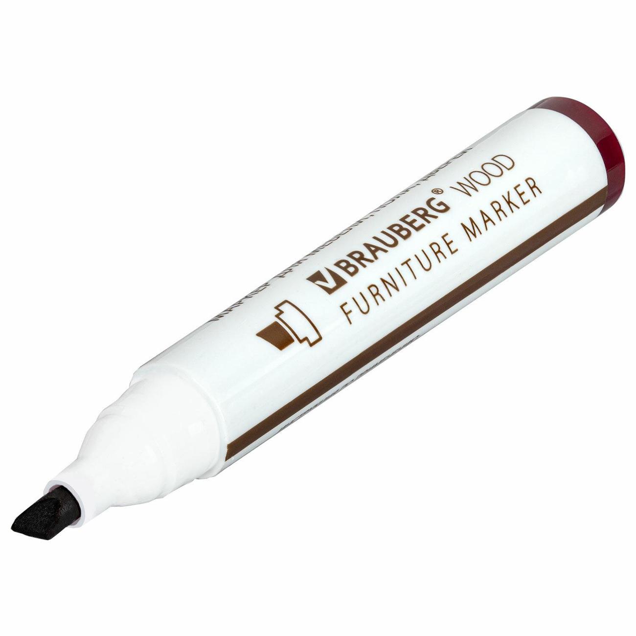 Маркер строительный Brauberg WOOD 152203