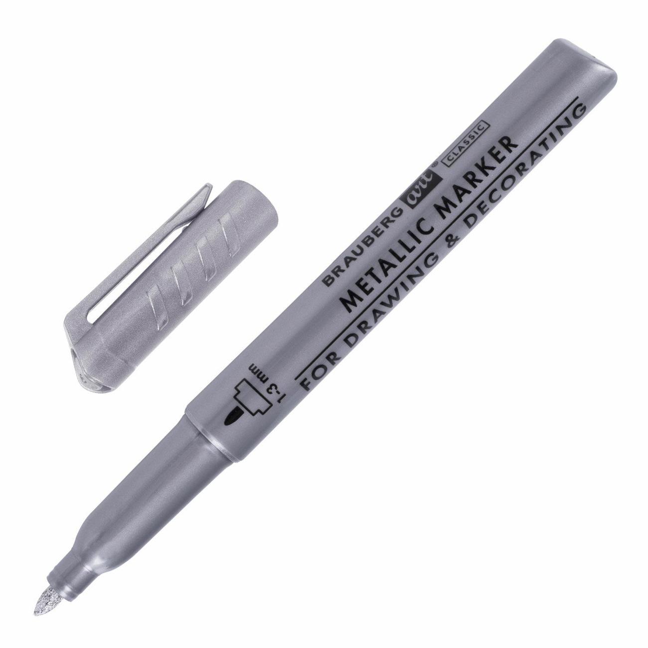 Маркер перманентный Brauberg 152440 3 цвета