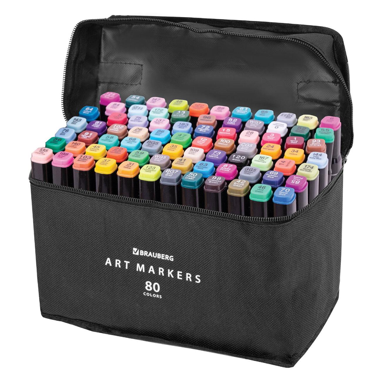 Скетч маркер Brauberg 152233 80 шт.