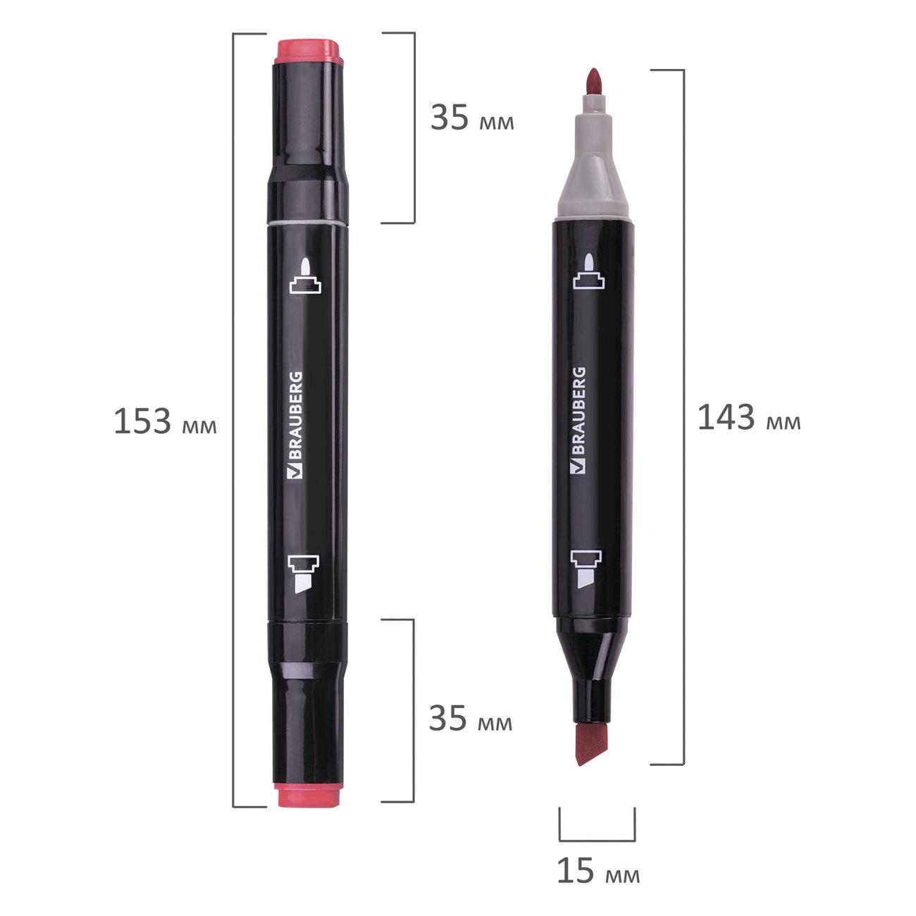 Скетч маркер Brauberg 152295 24 шт.