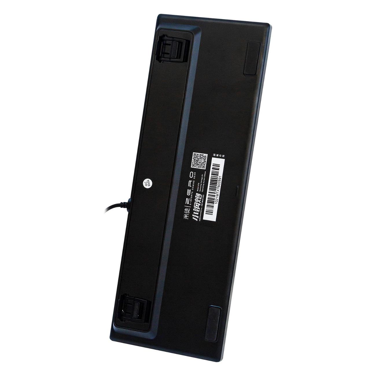 Игровая клавиатура Metoo Zero X76 Black/красный