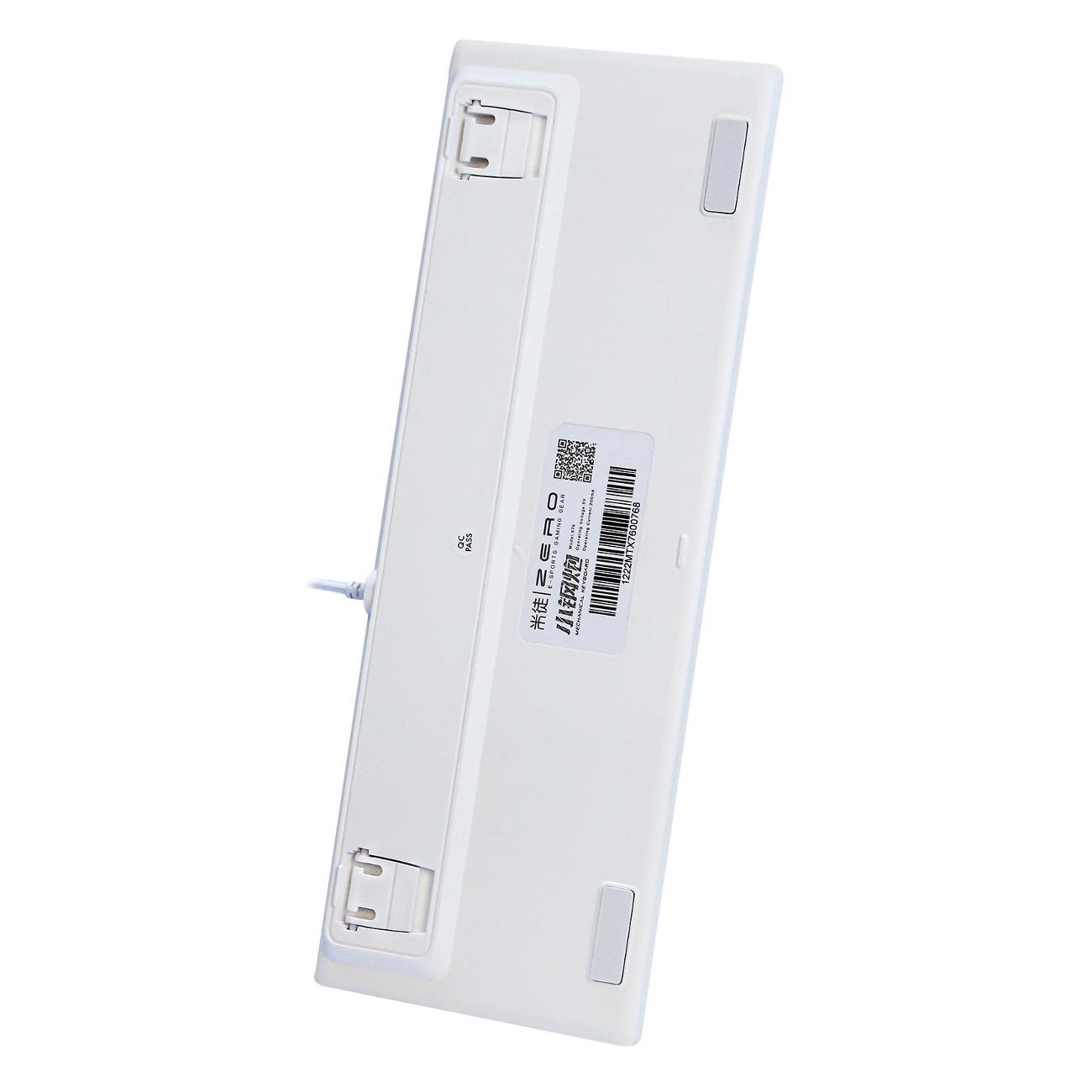 Игровая клавиатура Metoo Zero X76 White/синий