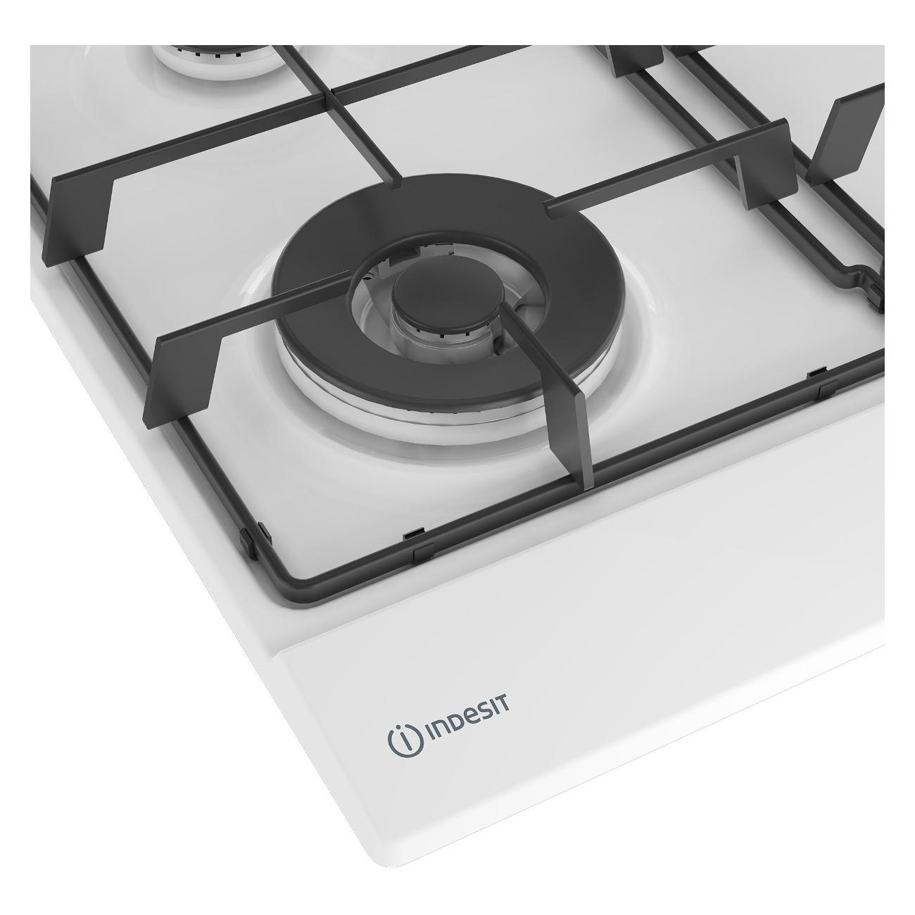 Встраиваемая газовая панель независимая Indesit THPM 641 W/WH/I