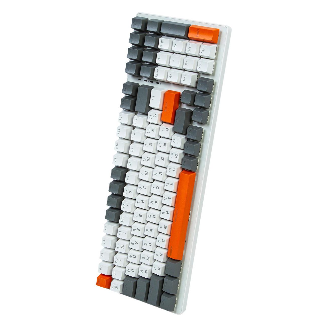 Игровая клавиатура Free Wolf K3 White/Orange blue switch