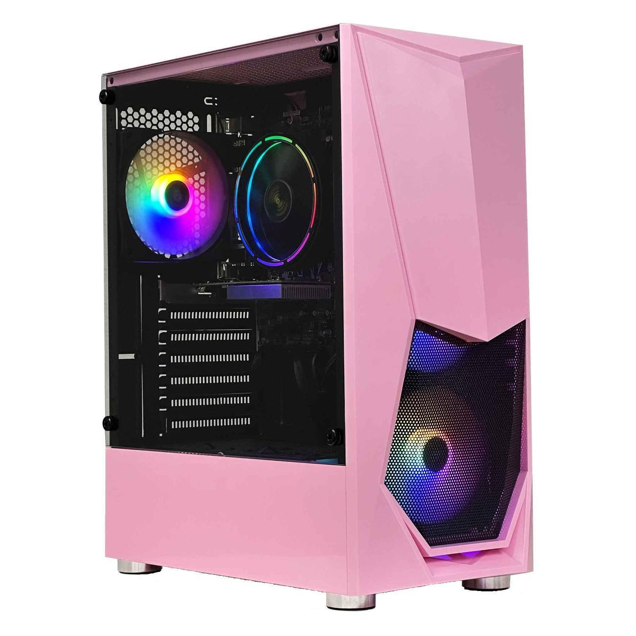 Системный блок Robotcomp Аллигатор Pink V2 Plus Power