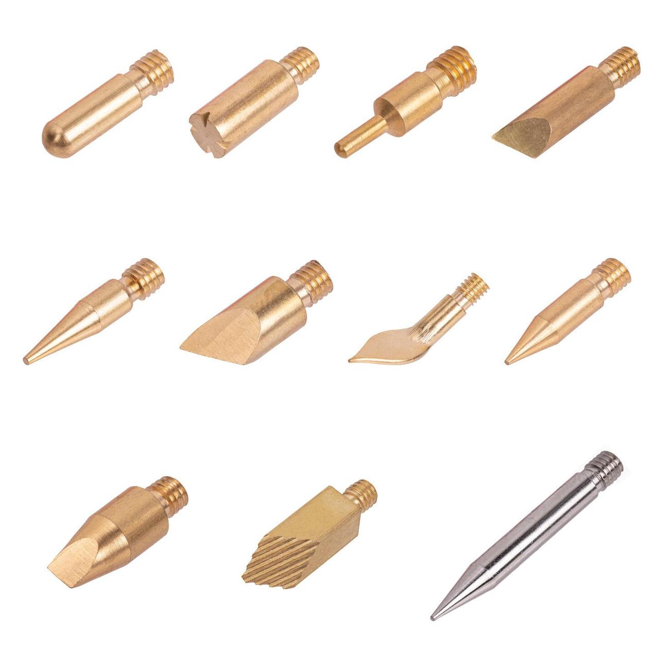 Набор для выжигания и резьбы по дереву Brauberg 664701 20 насадок