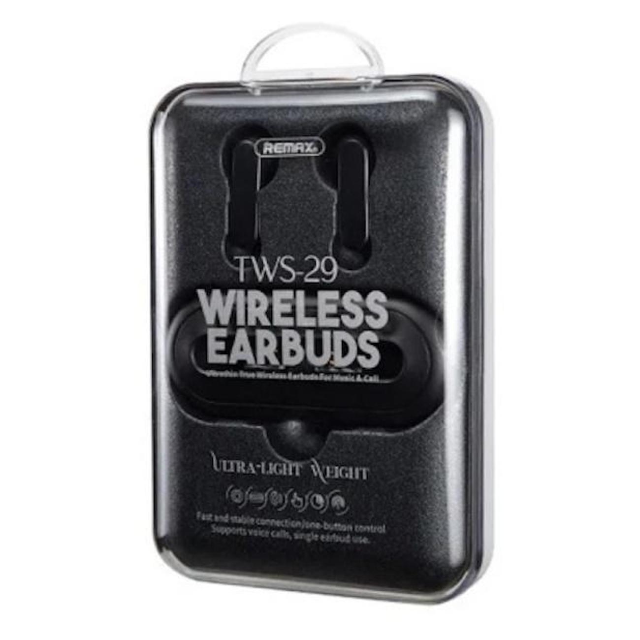 Наушники внутриканальные Bluetooth Remax TWS-29 Black