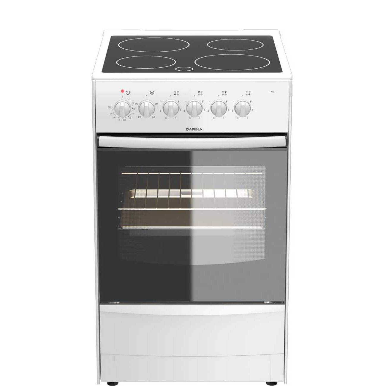 Электрическая плита (50-55 см) Darina B 3607 W фото