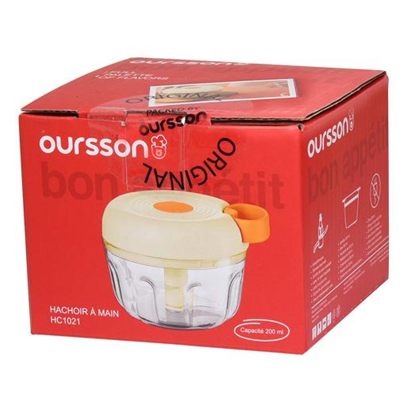 Измельчитель механический Oursson HC1021/IV слоновая кость