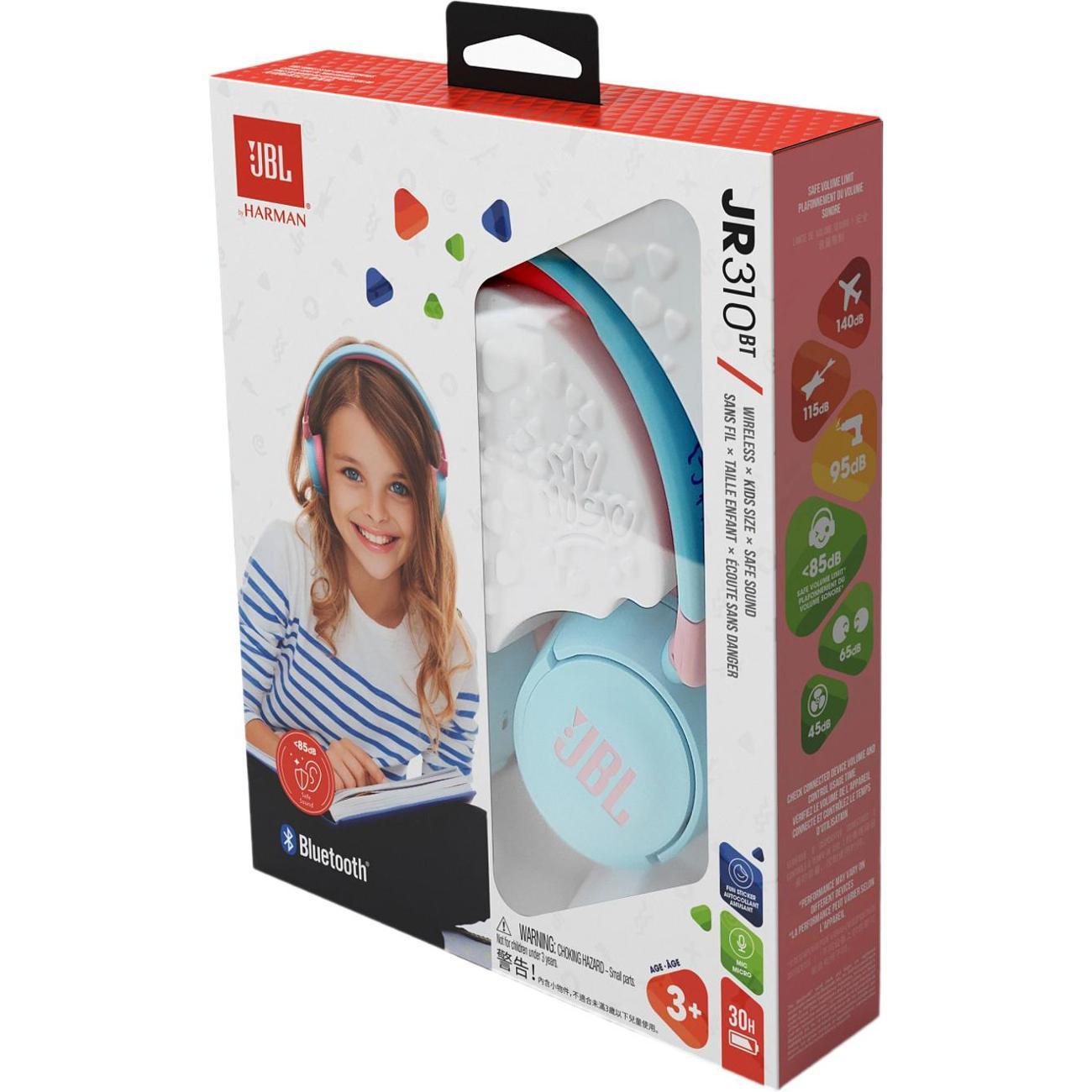 Наушники полноразмерные Bluetooth JBL JR 310BT, синий