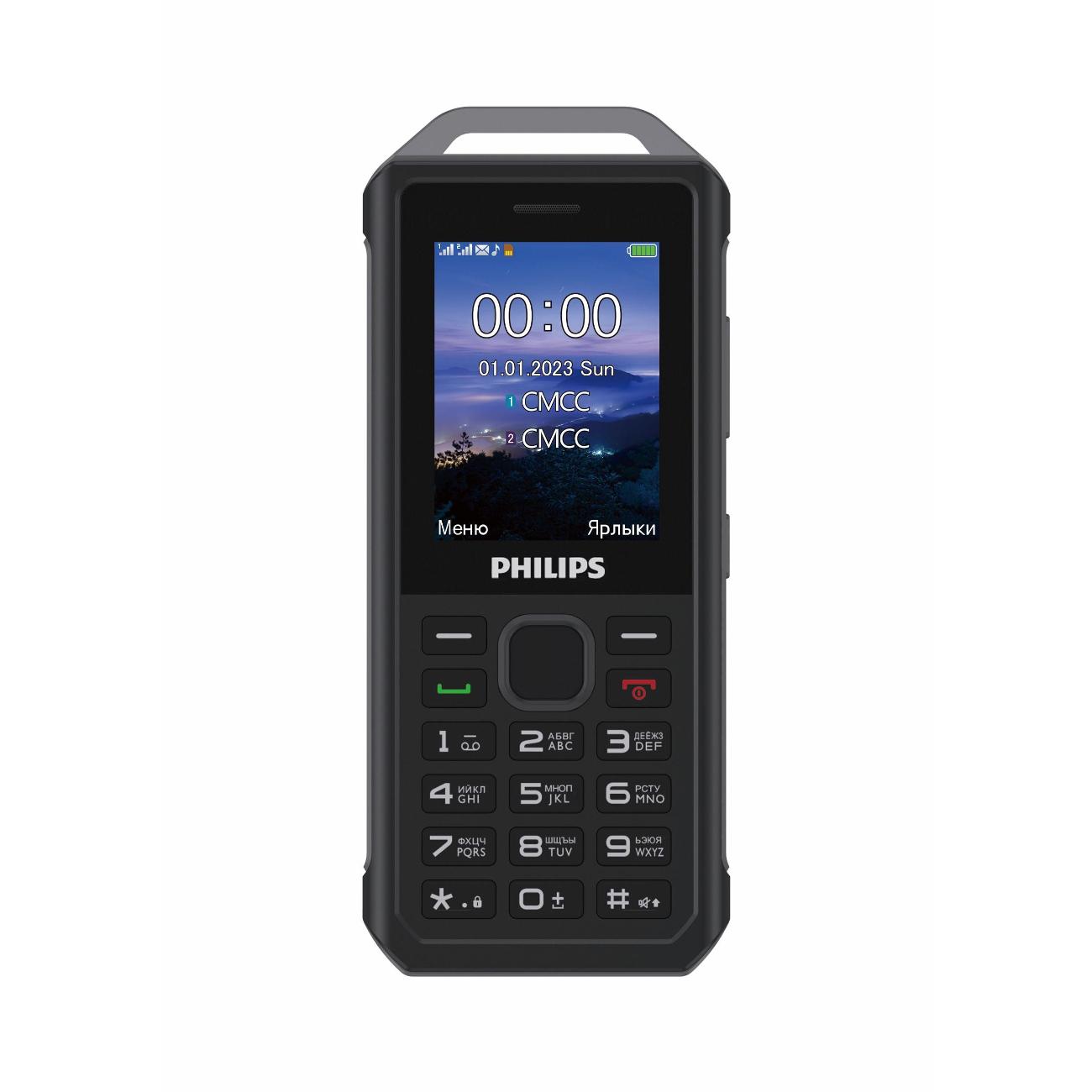 Мобильный телефон Philips Xenium E2317 темно-серый фото