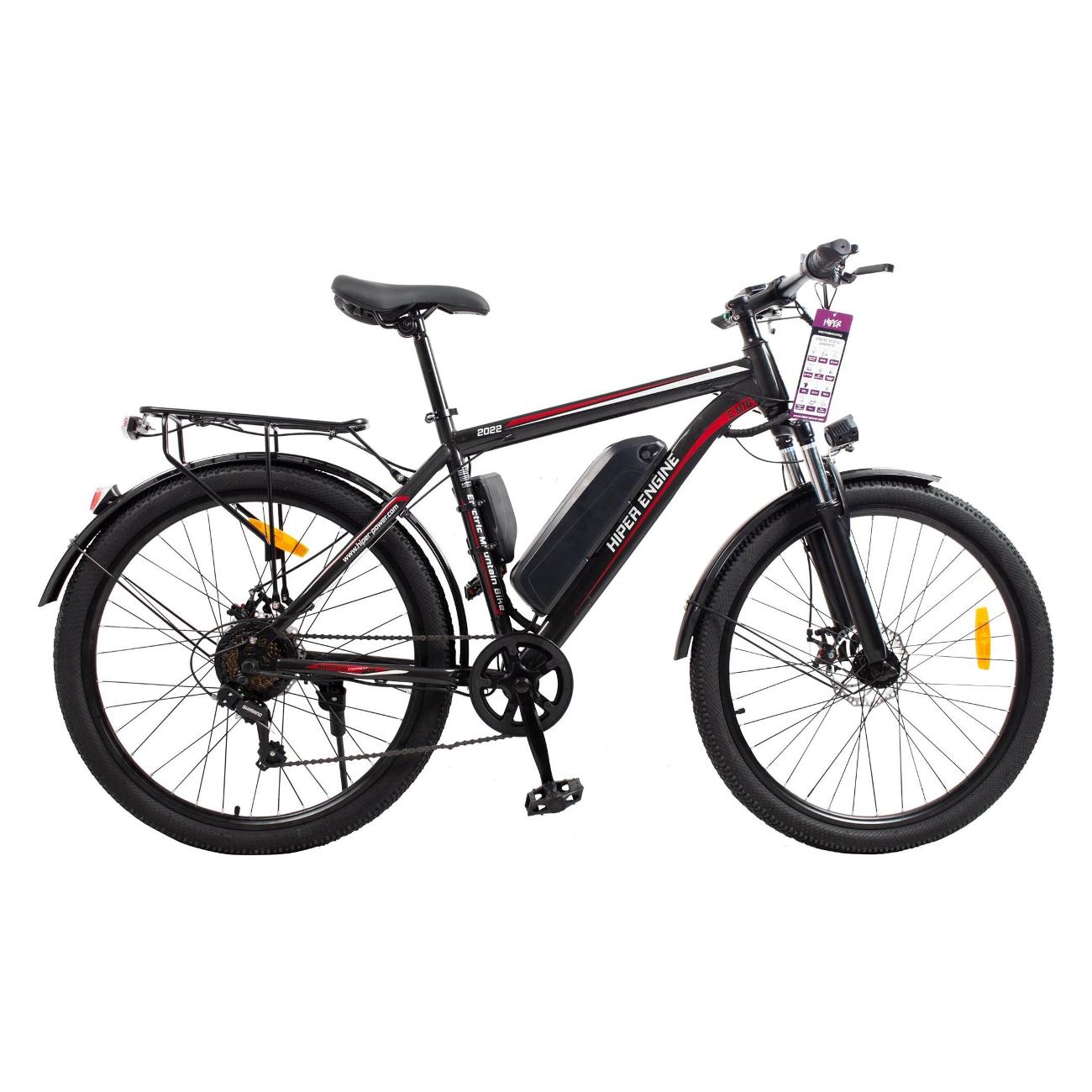 Электрический велосипед HIPER HE-MTB-S1 графитовый