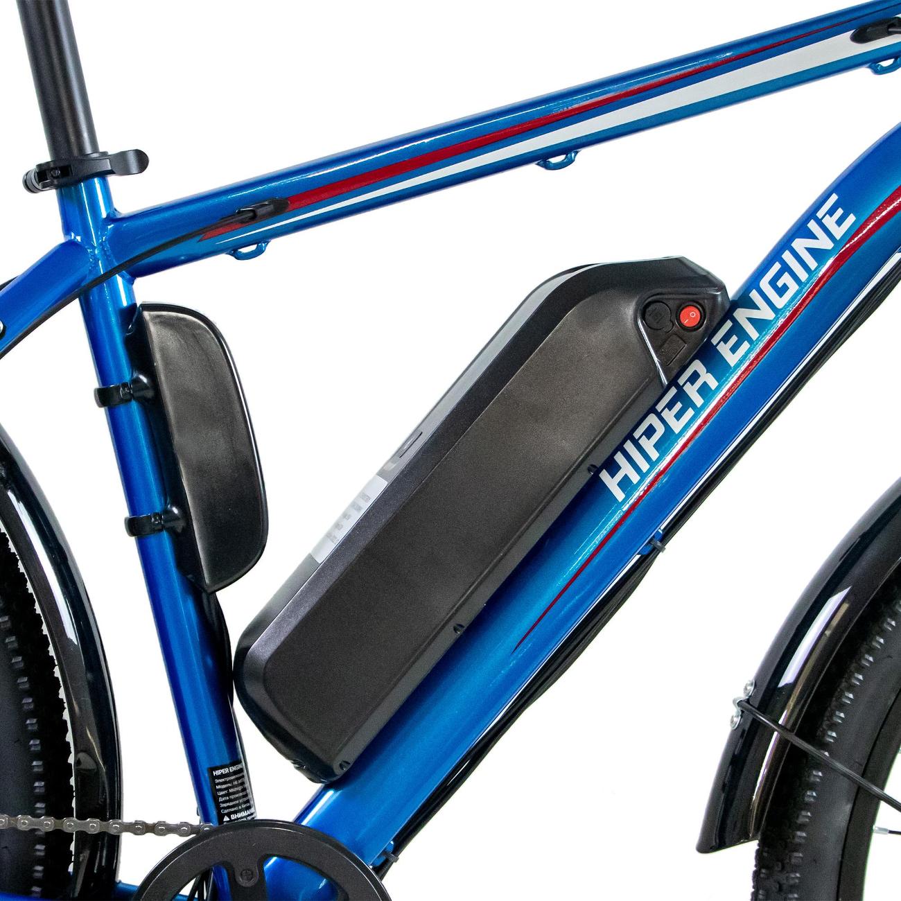 Электрический велосипед HIPER HE-MTB-S1 полночный синий