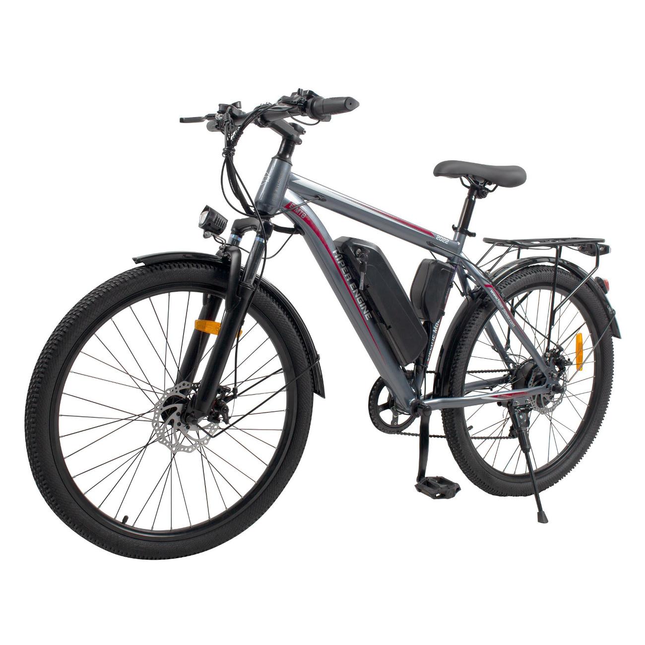 Электрический велосипед HIPER HE-MTB-S1 серый космос