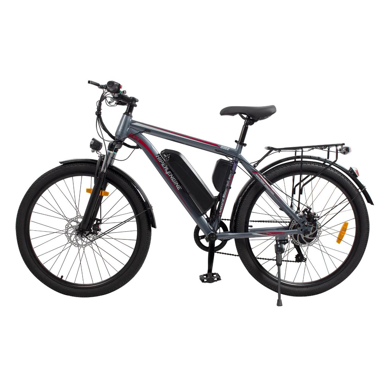 Электрический велосипед HIPER HE-MTB-S1 серый космос