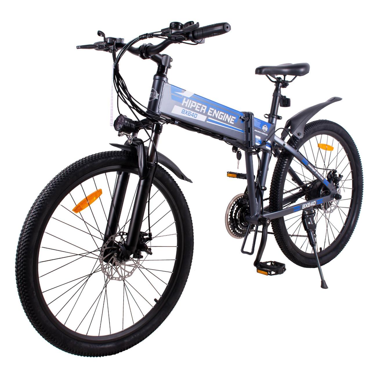 Электрический велосипед HIPER HE-BX640 серый космос