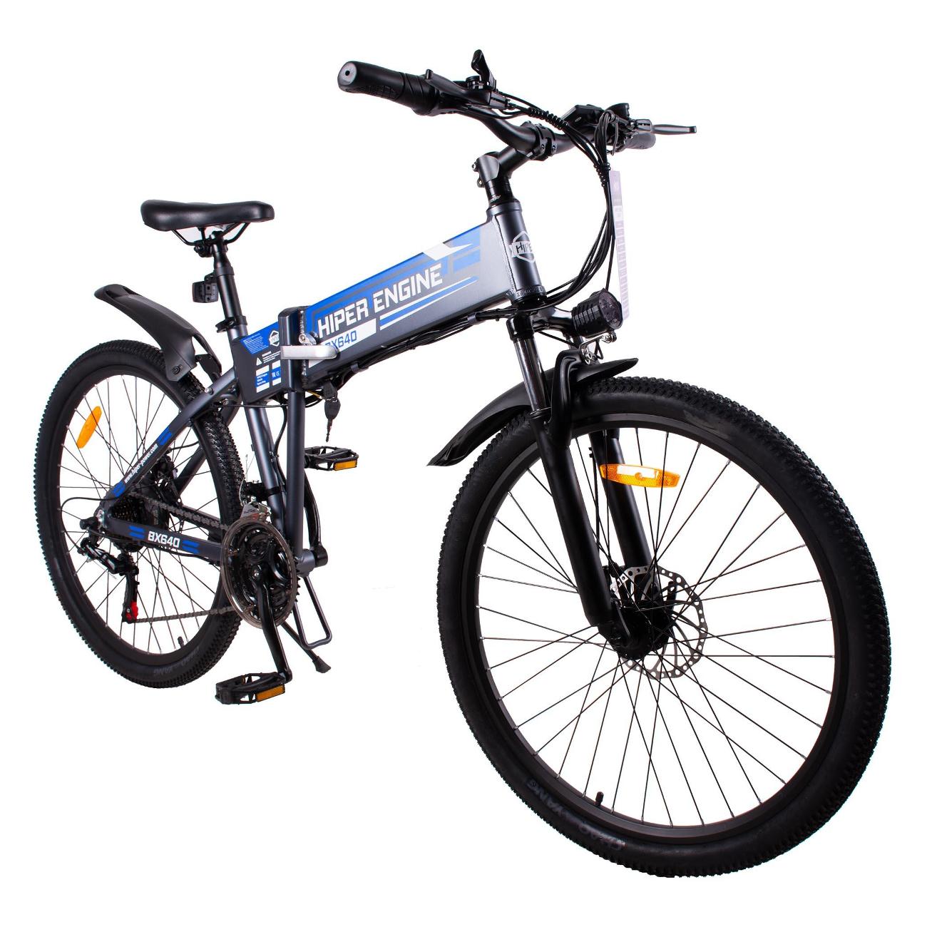 Электрический велосипед HIPER HE-BX640 серый космос