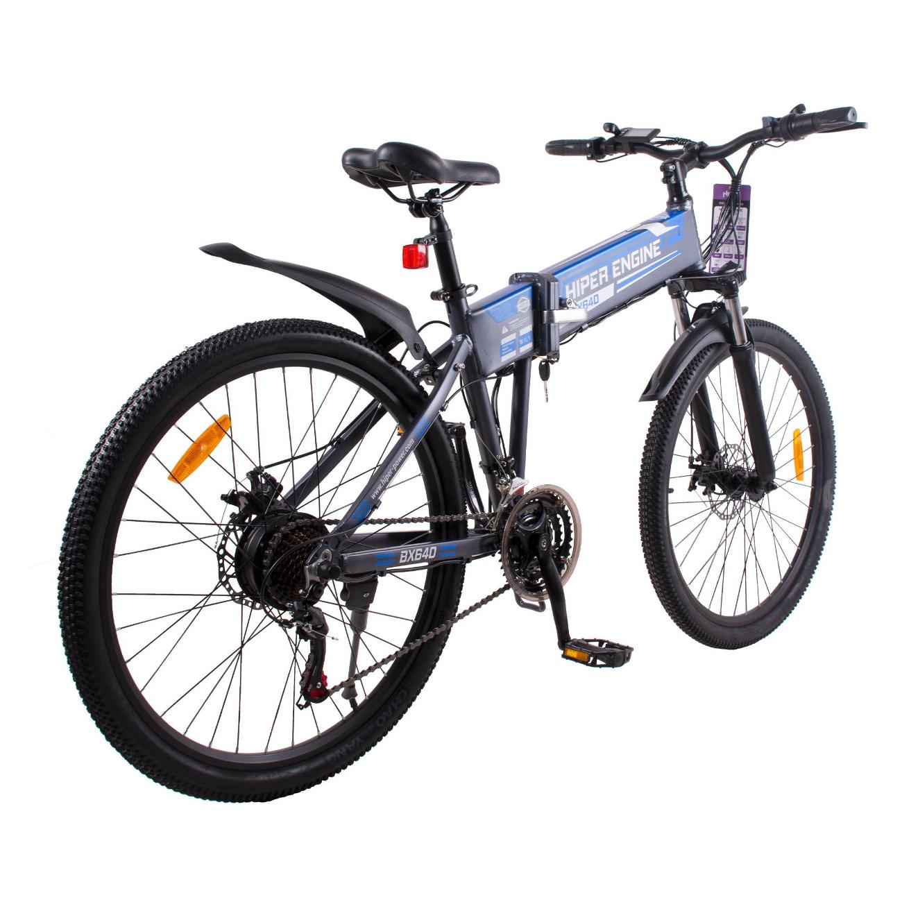 Электрический велосипед HIPER HE-BX640 серый космос