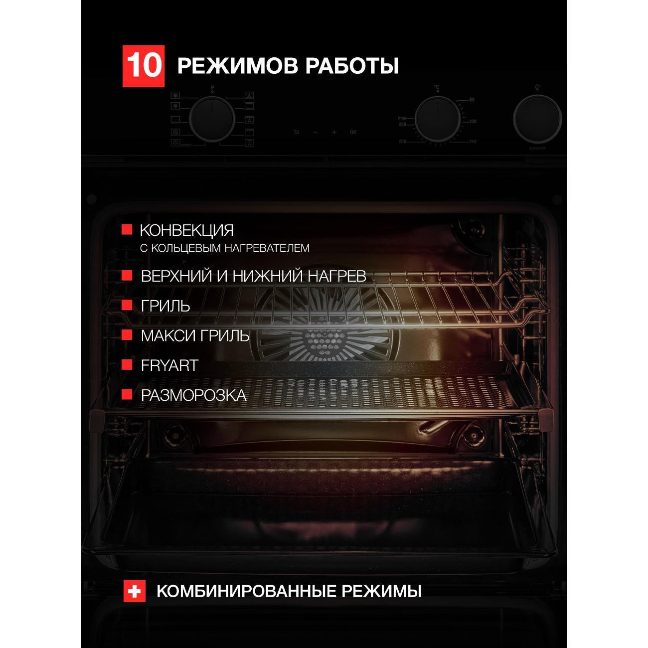 Электрический духовой шкаф Kuppersberg KSO 610 B